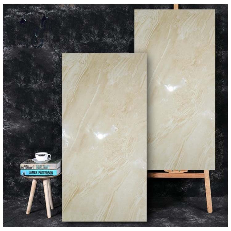 Beige Polished Ceramic Floor Tile