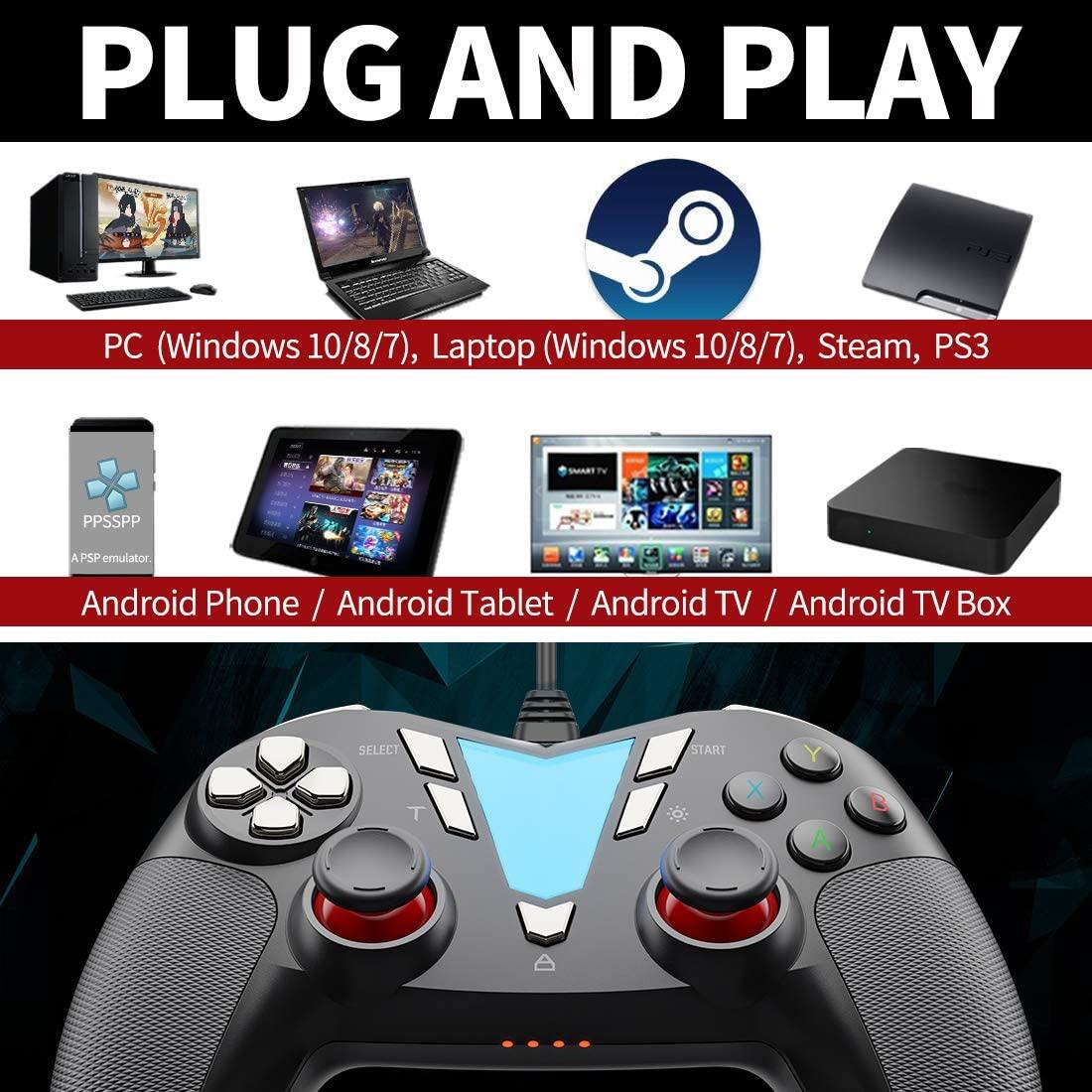 PC Steam Game Controller, IFYOO ONE Pro Wired USB Gaming Gamepad Joyst -  WorldWide Goods Flying