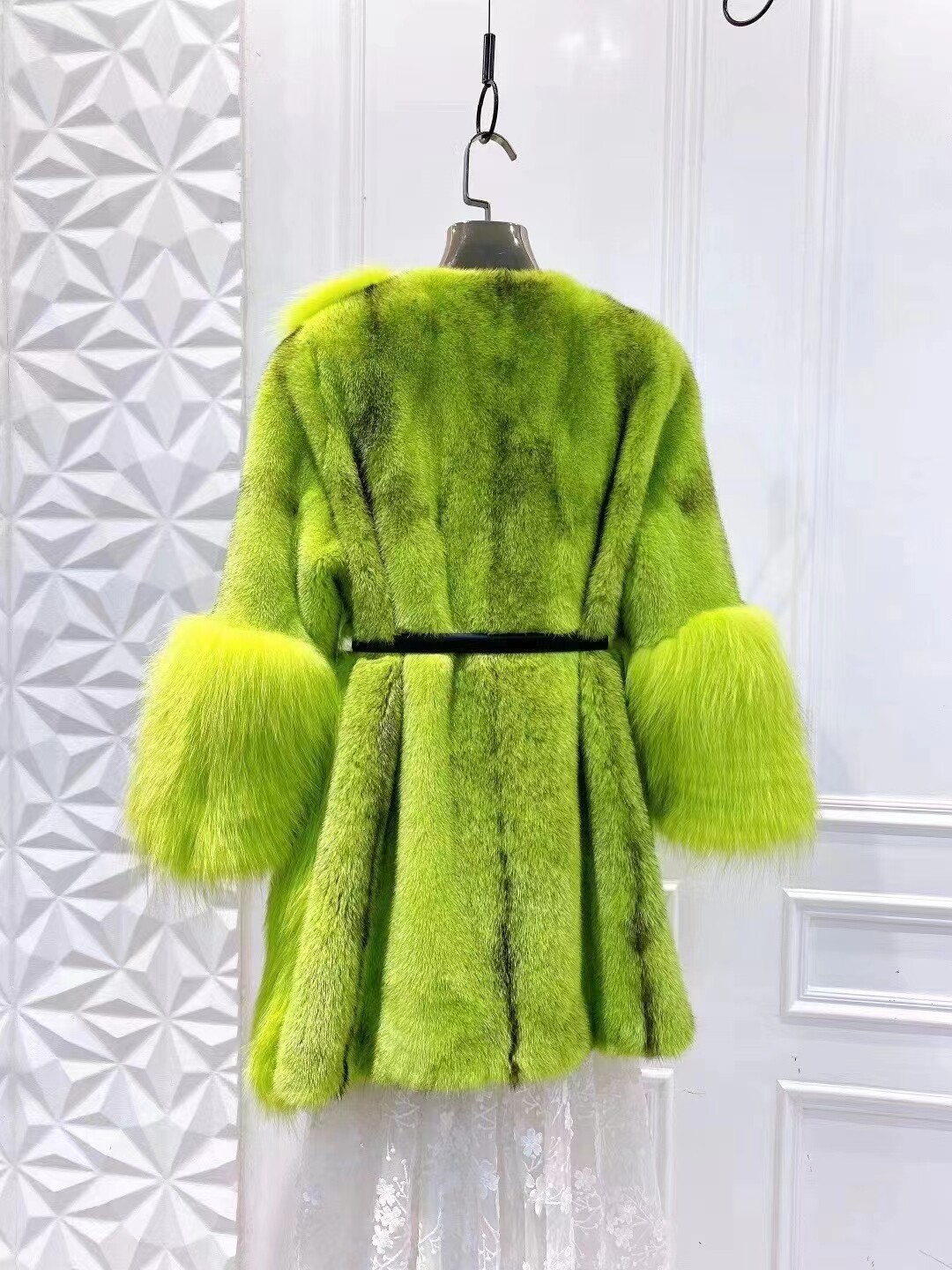 Danish mink and Finnish fox coat - Qing Jia Fur