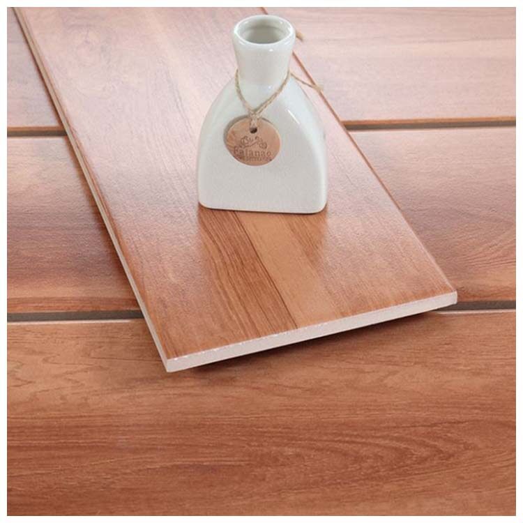 Brown Glazed Ceramic Wood Tile