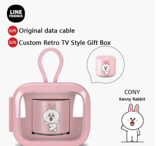 A128 Cartoon Mini LINE FRIENDS Co branded IPX7 Waterproof Portable Bluetooth Speaker Birthday Gift Mobile Computer Speaker