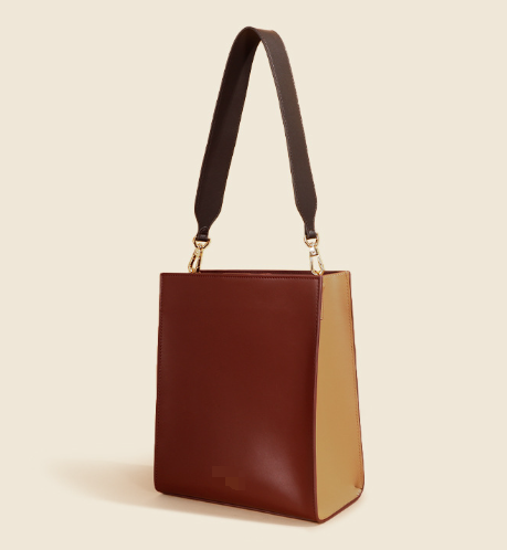 Cowhide large capacity crossbody bag