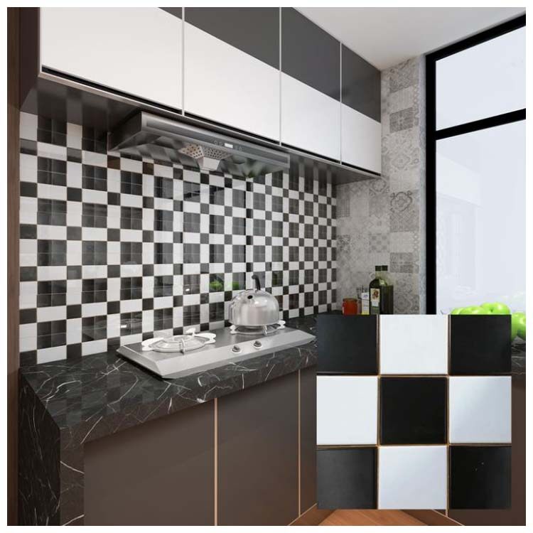 Black Polished Ceramic Tile