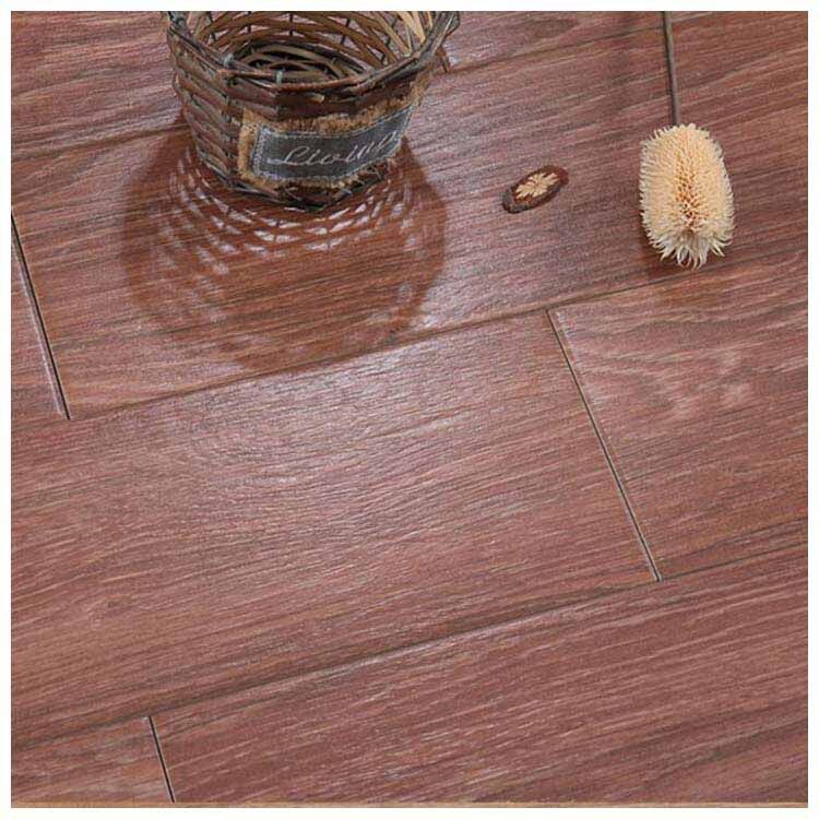 Brown Glazed Ceramic Wood Tile