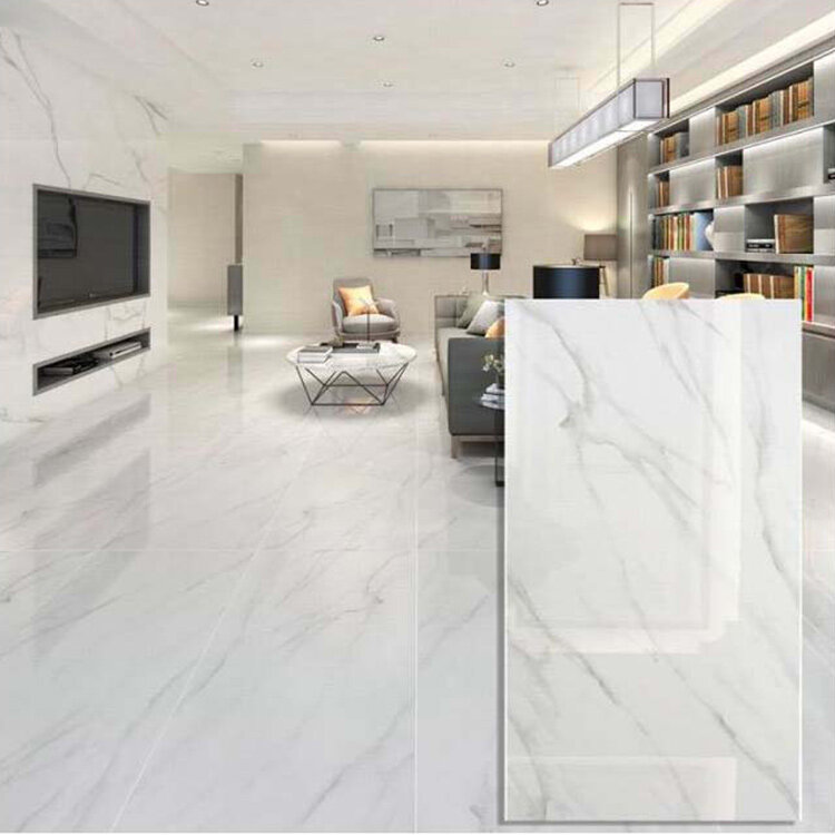 White Polished Ceramic Wall Tile