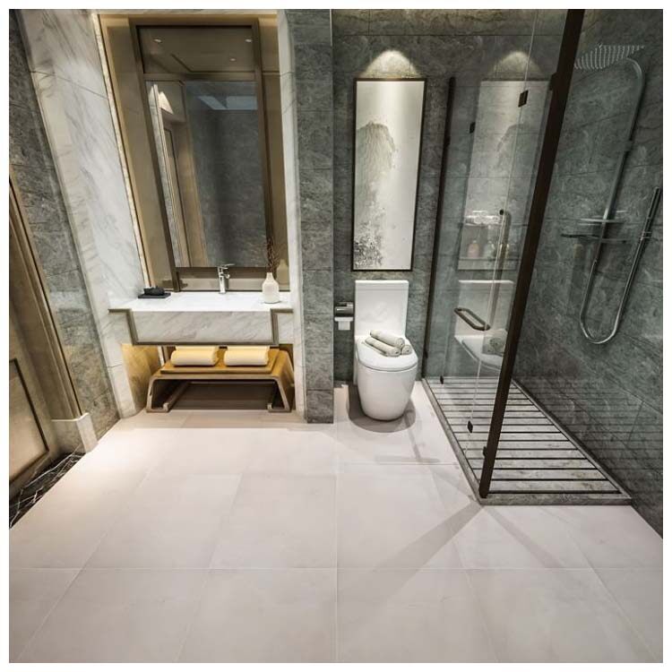 Grey Glazed Homogeneous Floor Tile