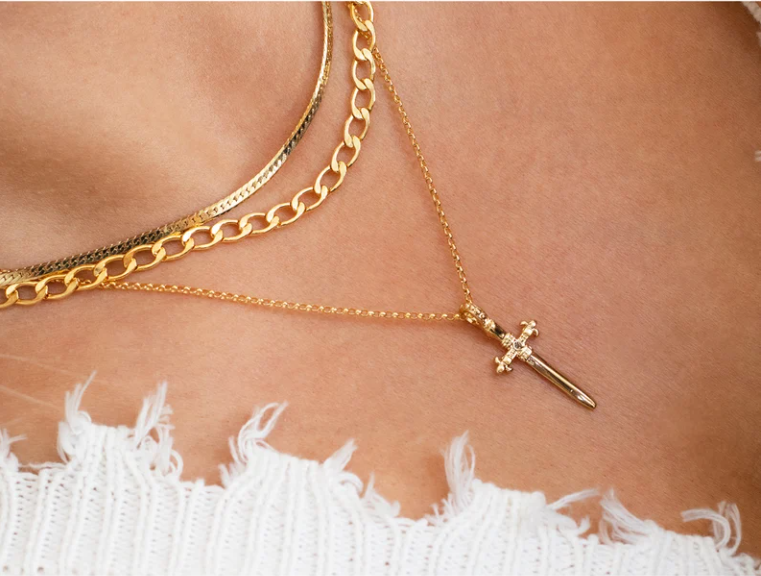 Yellow Gold Delicate Chain Necklace