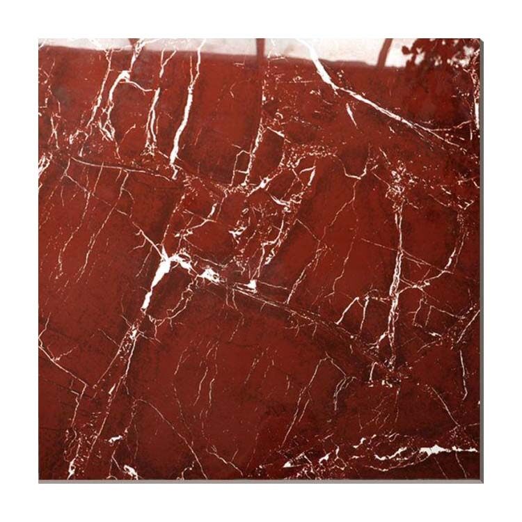 Red Polished Ceramic Floor Tile