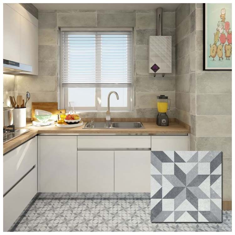 Grey Glazed Ceramic Wall Tile