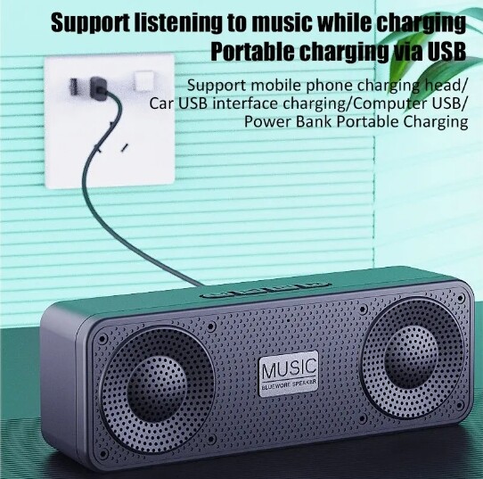 S18 Wireless Creative Bluetooth Smart Speaker Mobile Phone Audio Computer Subwoofer Outdoor Convenient Radio