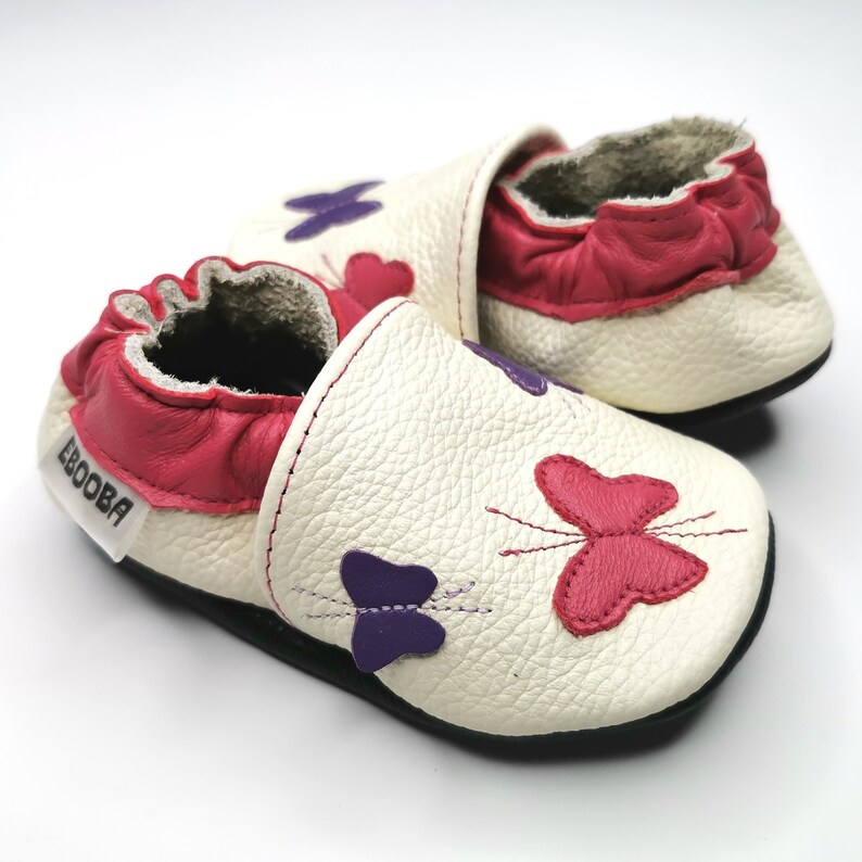 Shoes Girls Shoes Slippers Baby slippers leather sole 