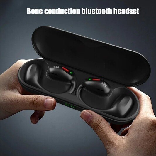 Bone Conduction Earphones TWS Bluetooth Wireless Waterproof Hifi Ear-hook Sports Headphone With Mic Noise Cancelling Headset