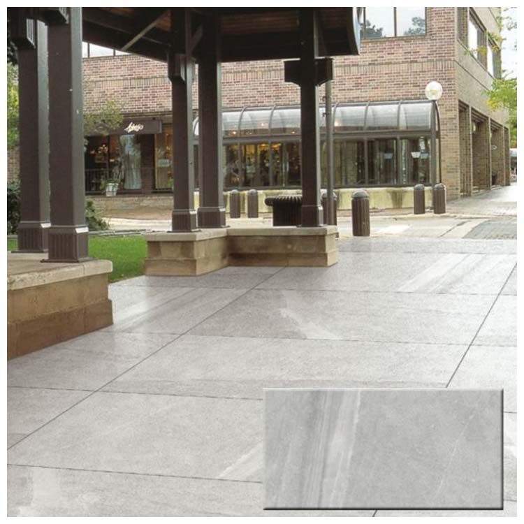 Light Grey Polished Ceramic Floor Tile