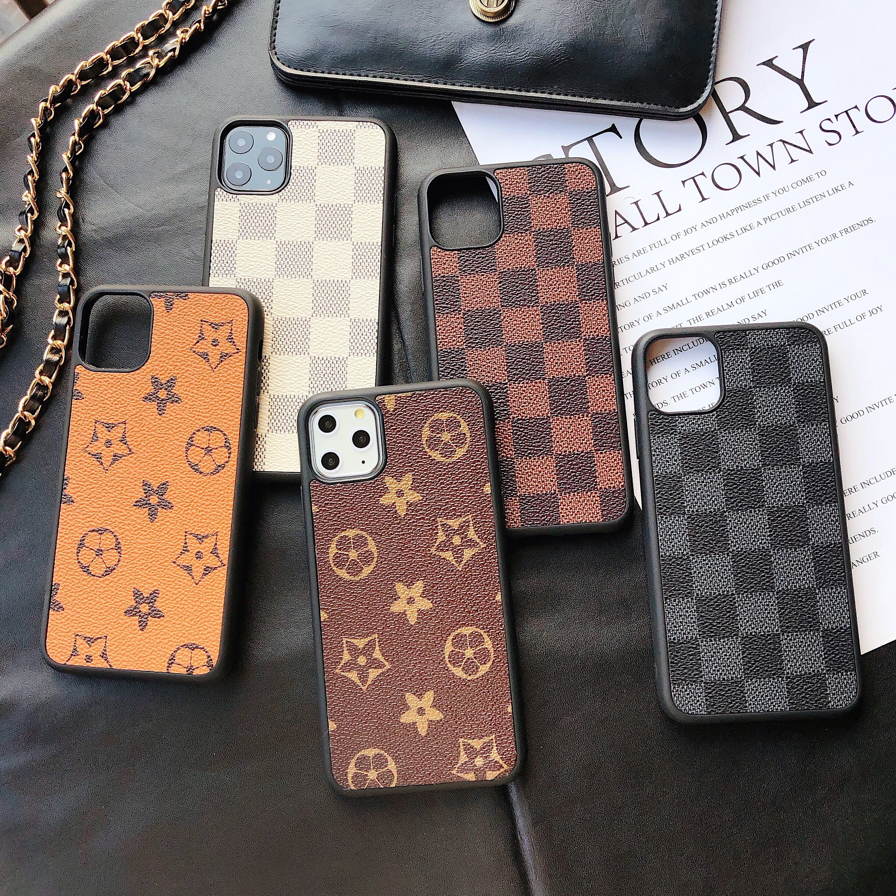 Fashion Hot Sale Luxury Brand Mobile Cell Phone Case for iPhone 13