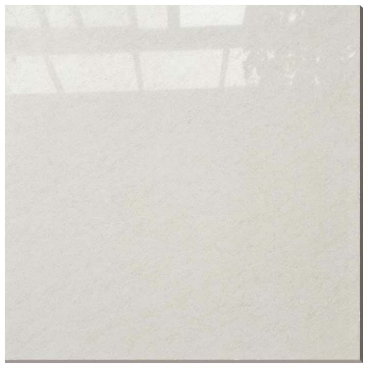 White Polished Ceramic Floor Tile