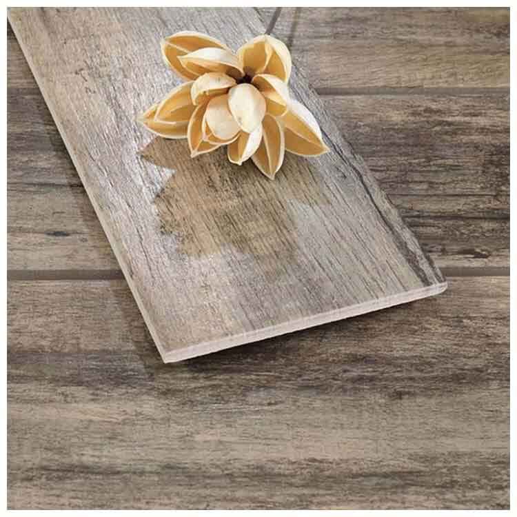 Brown Glazed Ceramic Wood Tile