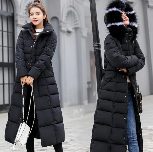 2023 New Snow Wear Winter Coat For Women Down Jacket Warm Casual Loose Hooded Winter Women Jacket Long Parkas