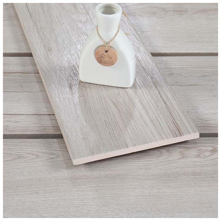 Light Grey Glazed Ceramic Wood Tile